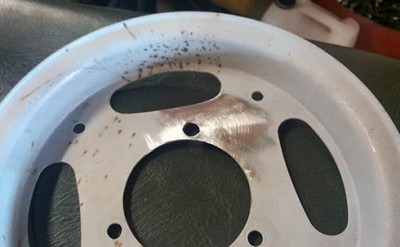 Korjattu vanne.